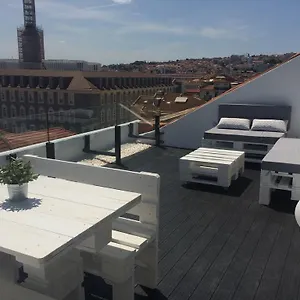 A Terrace On A Topfloor With A View Lisbona
